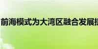 前海模式为大湾区融合发展提供有力司法服务