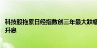 科技股拖累日经指数创三年最大跌幅 投资者也担心日本央行升息