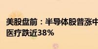 美股盘前：半导体股普涨中概股涨跌不一德康医疗跌近38%