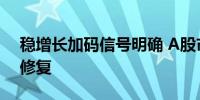 稳增长加码信号明确 A股市场信心有望逐渐修复