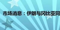 市场消息：伊朗与冈比亚同意恢复外交关系