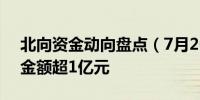 北向资金动向盘点（7月26日）：27股减持金额超1亿元