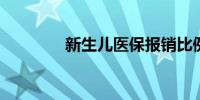 新生儿医保报销比例是多少