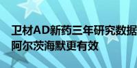 卫材AD新药三年研究数据发表持续用药对抗阿尔茨海默更有效