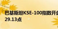 巴基斯坦KSE-100指数开盘上涨0.5%至78,229.13点