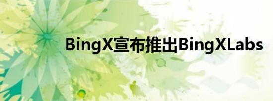 BingX宣布推出BingXLabs