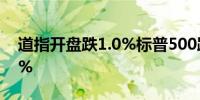 道指开盘跌1.0%标普500跌1.5%纳指跌2.4%