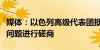 媒体：以色列高级代表团抵达开罗就加沙地带问题进行磋商