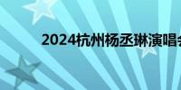 2024杭州杨丞琳演唱会门票价格