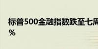 标普500金融指数跌至七周低点最新下跌2.6%