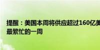 提醒：美国本周将供应超过160亿美元市政债券料创三年来最繁忙的一周