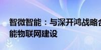 智微智能：与深开鸿战略合作 推动国产化智能物联网建设