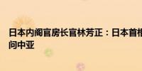 日本内阁官房长官林芳正：日本首相岸田文雄将决定是否访问中亚