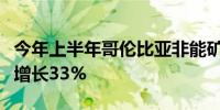 今年上半年哥伦比亚非能矿产品对华出口同比增长33%