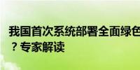 我国首次系统部署全面绿色转型提出哪些目标？专家解读