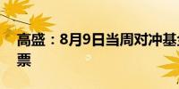 高盛：8月9日当周对冲基金逢低买入优质股票