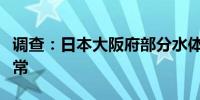 调查：日本大阪府部分水体遭污染居民血检异常