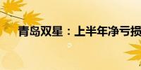 青岛双星：上半年净亏损5709.69万元