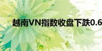 越南VN指数收盘下跌0.6%至1,223.56