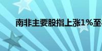 南非主要股指上涨1%至83,060.16点