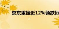 京东重挫近12%领跌恒生科技指数