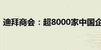 迪拜商会：超8000家中国企业已在迪拜落地