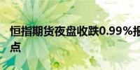 恒指期货夜盘收跌0.99%报17360点低水151点