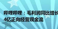 哔哩哔哩：毛利润同比增长49% 上半年实现24亿正向经营现金流