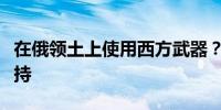 在俄领土上使用西方武器？博雷利公开表示支持