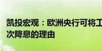 凯投宏观：欧洲央行可将工资涨幅降低作为再次降息的理由