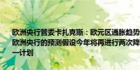 欧洲央行管委卡扎克斯：欧元区通胀趋势与进一步逐步降息的预期一致欧洲央行的预测假设今年将再进行两次降息目前没有理由不继续执行这一计划