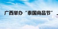 广西举办“泰国商品节” 上百种商品亮相