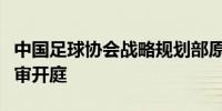 中国足球协会战略规划部原部长戚军受贿案一审开庭