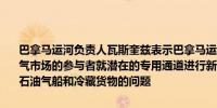 巴拿马运河负责人瓦斯奎兹表示巴拿马运河当局将于9月份与液化天然气市场的参与者就潜在的专用通道进行新一轮谈判谈判内容还包括液化石油气船和冷藏货物的问题