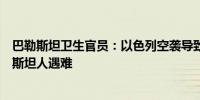 巴勒斯坦卫生官员：以色列空袭导致加沙城区附近六名巴勒斯坦人遇难