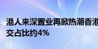 港人来深置业再掀热潮香港客户二手房市场成交占比约4%