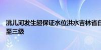 洮儿河发生超保证水位洪水吉林省白城市将防汛应急响应提至三级