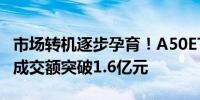 市场转机逐步孕育！A50ETF华宝（159596）成交额突破1.6亿元