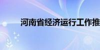 河南省经济运行工作推进会议召开