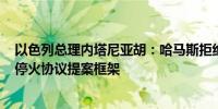 以色列总理内塔尼亚胡：哈马斯拒绝了8月16日更新的美国停火协议提案框架