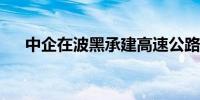 中企在波黑承建高速公路项目正式通车