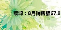 宸鸿：8月销售额67.9亿元新台币