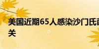 美国近期65人感染沙门氏菌 均与问题鸡蛋有关