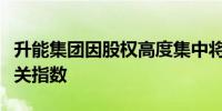 升能集团因股权高度集中将不会被纳入恒生相关指数