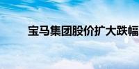 宝马集团股价扩大跌幅现下跌10%