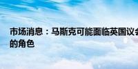 市场消息：马斯克可能面临英国议会的传唤因其在X平台上的角色