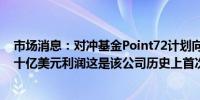 市场消息：对冲基金Point72计划向投资者返还（至少）数十亿美元利润这是该公司历史上首次返现