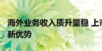 海外业务收入质升量稳 上市公司培育“出海”新优势