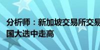 分析师：新加坡交易所交易速度在美联储和美国大选中走高