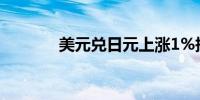 美元兑日元上涨1%报142.03